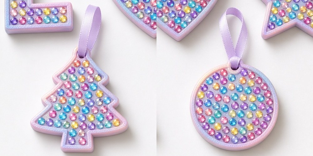 Christmas duo – tree and bauble